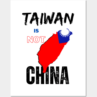 Taiwan is not China - Prevent the war Posters and Art